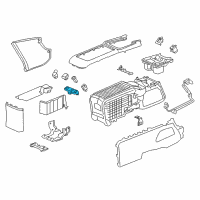 OEM 2014 Honda CR-V Inner Box Lid (Au Diagram - 83460-T0A-A01