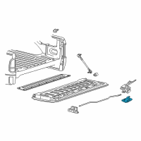 OEM 2007 Lincoln Mark LT Handle Diagram - 5L3Z-9943400-AAB