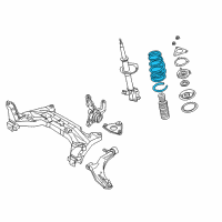 OEM 2003 Nissan Sentra Spring-Front Diagram - 54010-4Z410