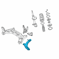 OEM 2000 Nissan Sentra Link Complete-Transverse, Lh Diagram - 54501-4Z011