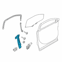 OEM 2013 Ford Explorer Window Regulator Diagram - BB5Z-7823209-A