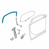 OEM 2014 Ford Explorer Run Channel Diagram - BB5Z-7821597-B