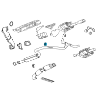 OEM 2013 Buick Regal Center Pipe Gasket Diagram - 22936409