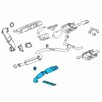 OEM Buick Front Pipe Diagram - 22936410