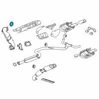 OEM 2020 GMC Terrain Preconverter Seal Diagram - 12609878