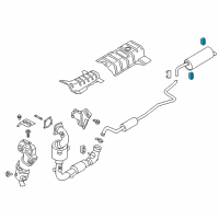 OEM 2019 Ford Fiesta Front Insulator Diagram - BE8Z-5A262-A
