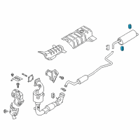 OEM 2017 Ford Fiesta Front Insulator Diagram - BE8Z-5A262-A