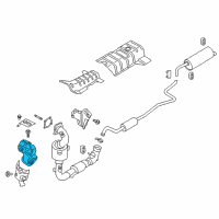 OEM 2020 Ford EcoSport Heat Shield Diagram - J2BZ-9N454-E