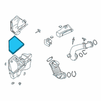 OEM 2022 BMW M340i Air Filter Element Diagram - 13-71-8-635-102