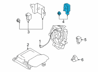 OEM 2022 Toyota GR86 Side Impact Sensor Diagram - SU003-08580