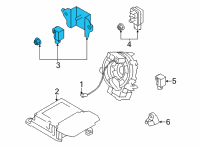 OEM Toyota GR86 Front Impact Sensor Diagram - SU003-08983