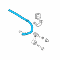 OEM Lexus ES250 Bar, STABILIZER, RR Diagram - 48812-06340