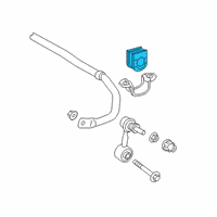 OEM Lexus ES350 Bush, STABILIZER, RR Diagram - 48818-33140
