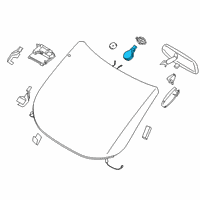 OEM 2016 Ford Mustang PROCESSOR - WINDSHIELD RAIN SE Diagram - LU5Z-17D547-B