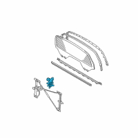 OEM 2018 Toyota Tundra Window Motor Diagram - 85710-0C080