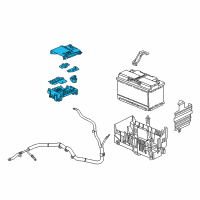 OEM 2017 Buick Cascada Junction Block Diagram - 13368497