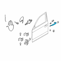 OEM 2018 BMW M240i xDrive Door Handle, Left Diagram - 51-21-7-326-917