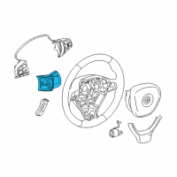 OEM BMW 535i xDrive Set Of Rocker Switches Diagram - 61-31-9-282-644