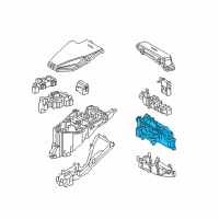 OEM 2021 Lexus LC500h Holder, Connector Diagram - 82666-50880