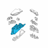 OEM 2018 Lexus LC500h Holder, Connector Diagram - 82666-50A00