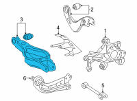 OEM Lexus NX250 Control Arm Diagram - 4873042060