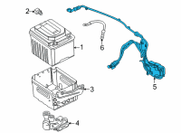 OEM BMW X6 CABLE, STARTER MOT.GEN.JUMP Diagram - 61-12-8-796-287