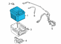 OEM 2021 BMW 330e xDrive 48-V BATTERY Diagram - 61-21-5-A38-DE3
