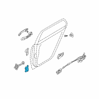 OEM 2013 Kia Soul Hinge Assembly-LH Diagram - 793103K000