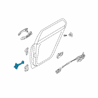 OEM 2007 Kia Rondo Checker Assembly-Rear Door Diagram - 794901D001