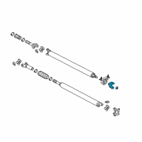 OEM Chevrolet Silverado 1500 LD Yoke Diagram - 84808721