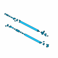 OEM 2019 Chevrolet Silverado 1500 Drive Shaft Diagram - 23370095