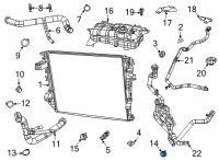 OEM 2021 Ram 1500 Clamp-Hose Diagram - 32003300AB