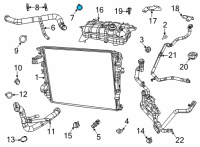 OEM Ram Clamp-Hose Diagram - 4809147AA