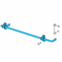 OEM 2015 Chrysler 200 Bar-Rear Suspension Diagram - 68161272AB