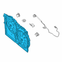 OEM Ram Fan MODUL-Radiator Cooling Diagram - 68188996AD