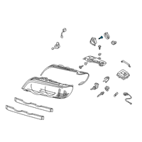 OEM BMW Fillister Head Screw Diagram - 51-16-1-954-785