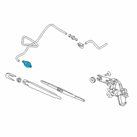 OEM Hyundai Santa Fe Check Valve Assembly-Washer Diagram - 98886-29000