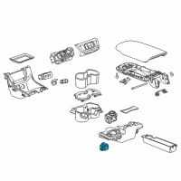 OEM GMC Seat Heat Switch Diagram - 84693327