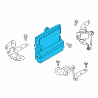 OEM 2020 Ford Fusion Control Module Diagram - K2GZ-18B008-C