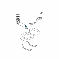 OEM 2002 Dodge Caravan Filter-Fuel Diagram - 4809118AE