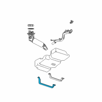 OEM 2012 Ram C/V Strap-Fuel Tank Diagram - 4809754AC