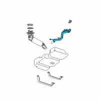 OEM 2002 Chrysler Town & Country Tube-Fuel Filler Diagram - 4809623AE