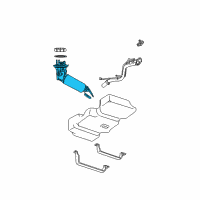 OEM 2002 Dodge Grand Caravan Module Ki-Fuel Pump/Level Unit Diagram - 5101830AC