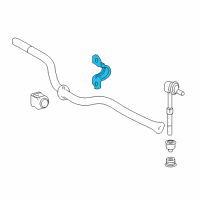 OEM Lexus NX200t Sway Bar Bracket Diagram - 4883242010