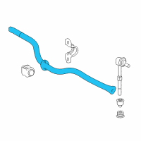 OEM Toyota RAV4 Stabilizer Bar Diagram - 48812-42040