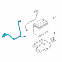 OEM Hyundai Cable Assembly-Battery Diagram - 37200-2D200
