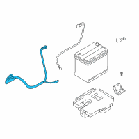 OEM Hyundai Elantra Cable Assembly-Battery Diagram - 37200-2D200