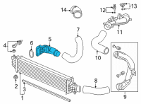 OEM 2022 Acura TLX PIPE Diagram - 17283-6S8-A01