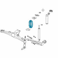 OEM 1998 BMW Z3 Set Coil Springs Diagram - 33-53-9-070-128