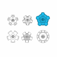 OEM 2020 Toyota Tundra Center Cap Diagram - 4260B-0C040